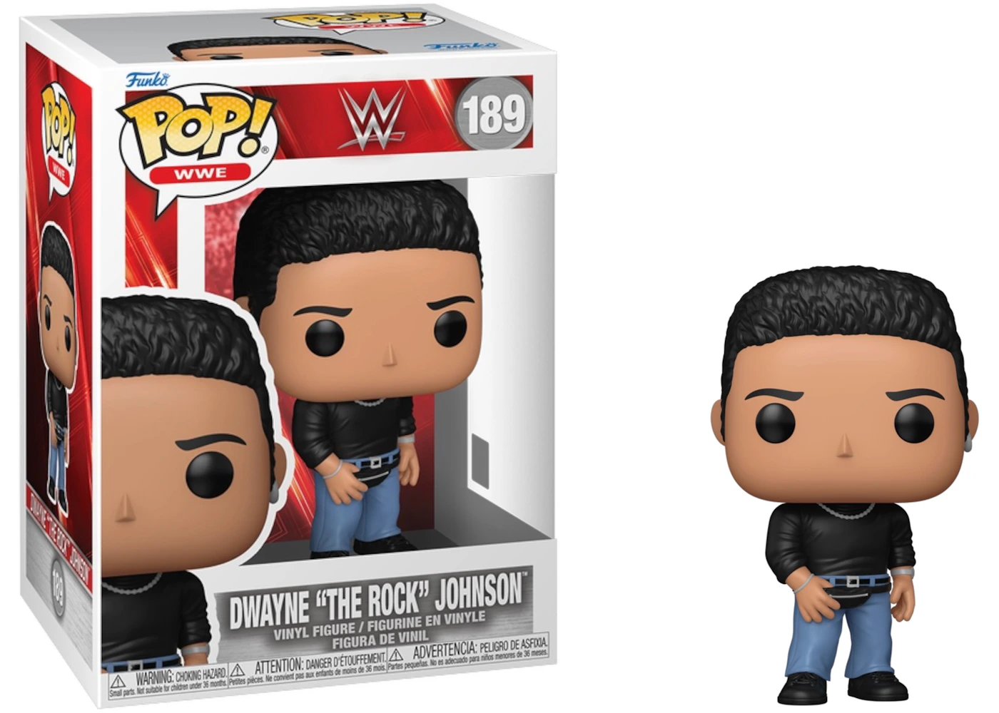 Pop WWE: Dwayne "The Rock" Johnson - Funko Pop #189