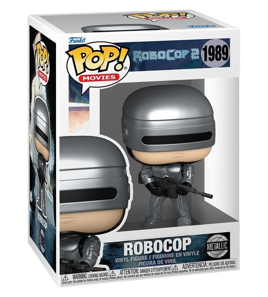 Pop Movies : Robocop 2 - Robocop (Metallic) - Funko Pop #1989