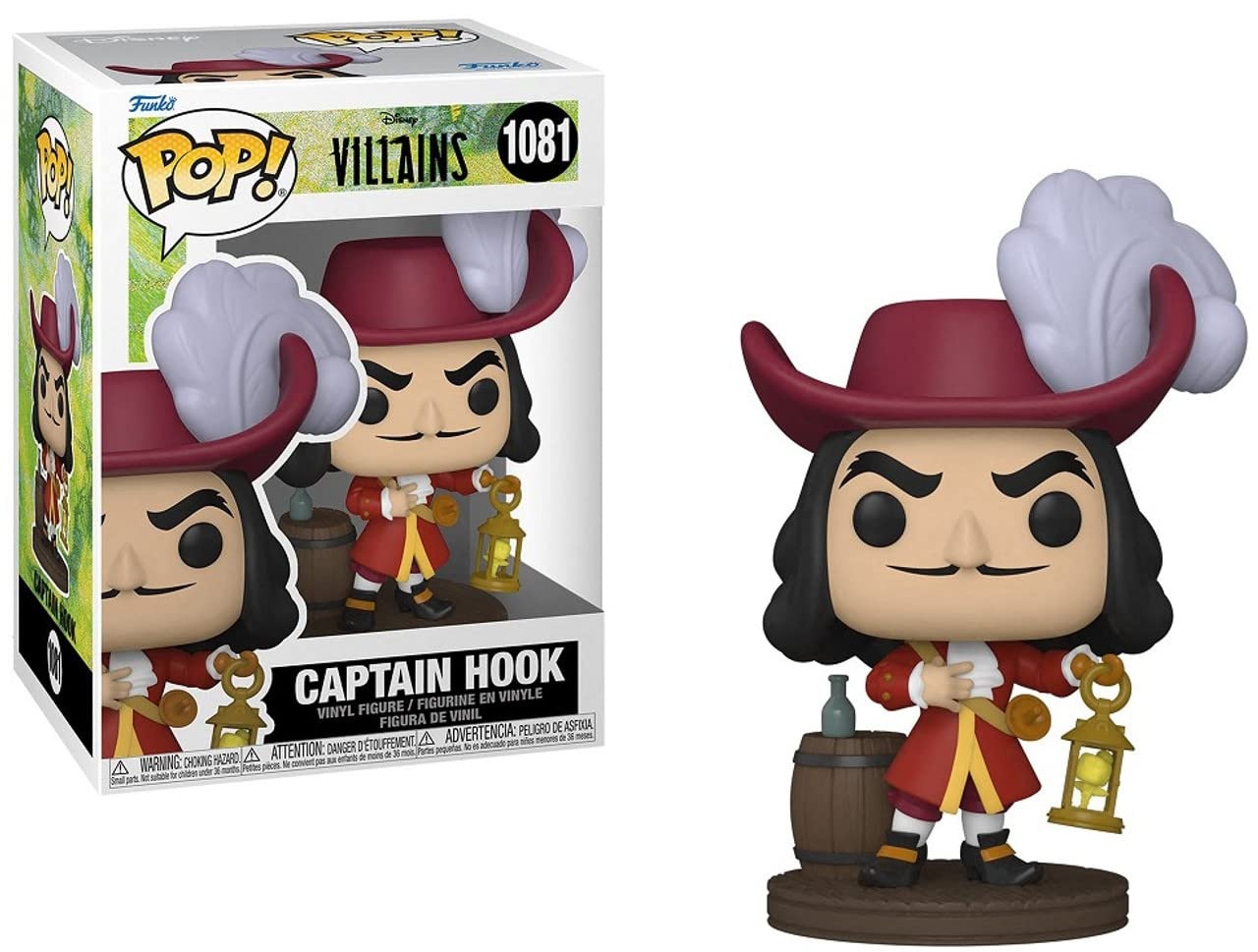 Pop Disney: Villains - Captain Hook - Funko Pop #1081