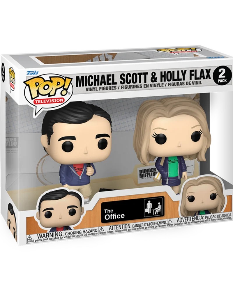 Pop Television: The Office - Michael Scott & Holly Flax - (2 pack) Funko Pop