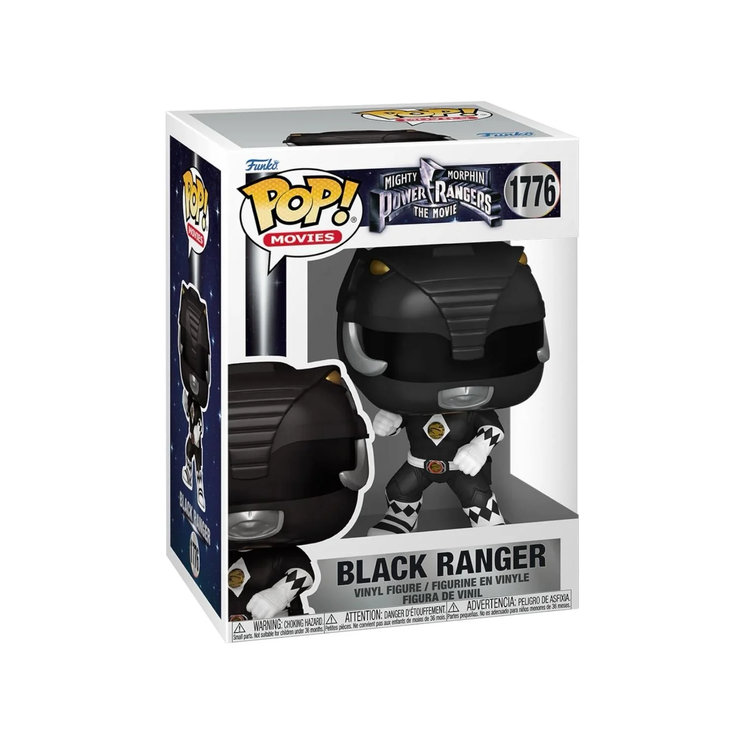 Pop Movies: Mighty Morphin Power Rangers - Black Ranger - Funko Pop #1776