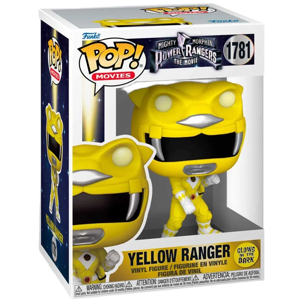 Pop Movies: Mighty Morphin Power Rangers - Yellow Ranger - Funko Pop #1781