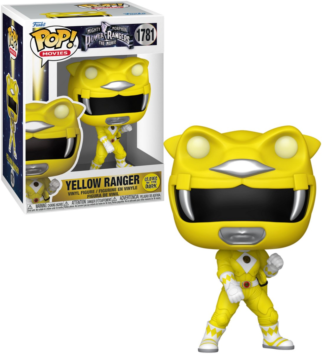 Pop Movies: Mighty Morphin Power Rangers - Yellow Ranger - Funko Pop #1781