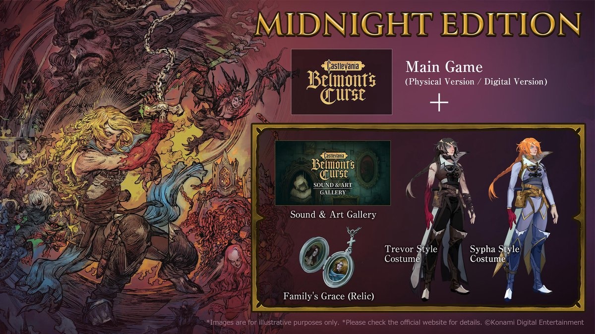 Castlevania: Belmont's Curse - Midnight Edition - Nintendo Switch