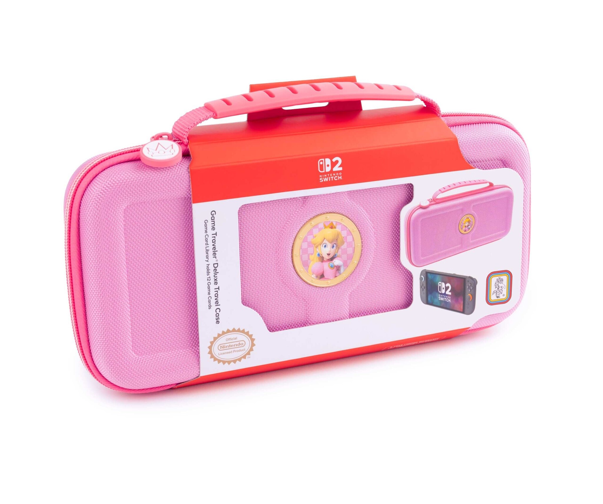 Nintendo Switch 2 Case - Official Nintendo Case Deluxe - Opberghoes - Princess Peach