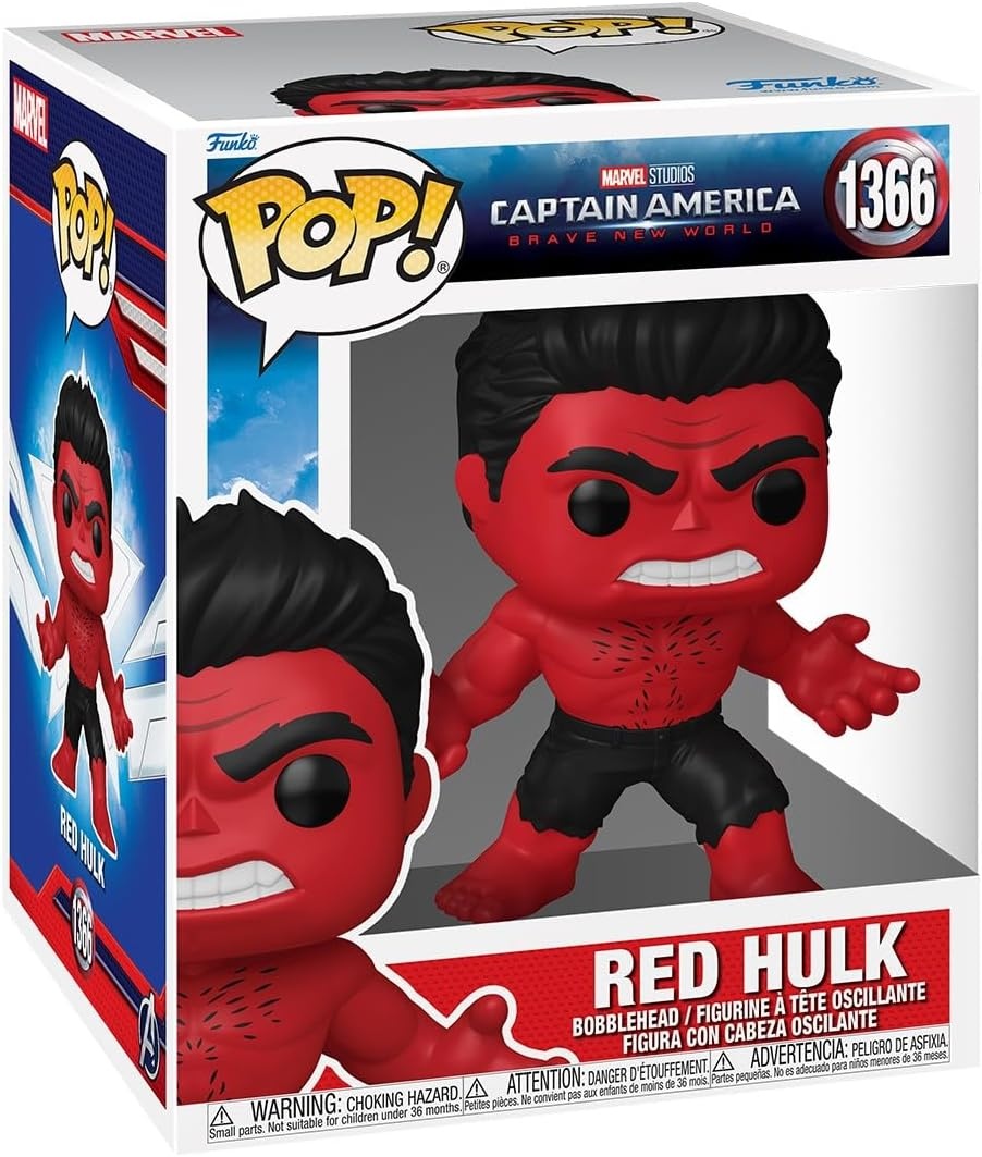 Pop Marvel: Captain America Brave New World - Red Hulk - Funko Pop #1366