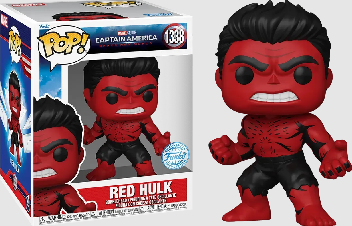 Pop Marvel: Captain America Brave New World - Red Hulk - Funko Pop #1366