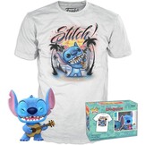 Pop Disney: Lilo & Stitch - Stitch w/Ukulele (XL) (Special Edition) (Flocked) Funko Pop #1044