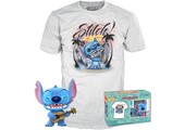 Pop Disney: Lilo & Stitch - Stitch w/Ukulele (XL) (Special Edition) (Flocked) Funko Pop #1044
