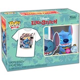 Pop Disney: Lilo & Stitch - Stitch w/Ukulele (XL) (Special Edition) (Flocked) Funko Pop #1044