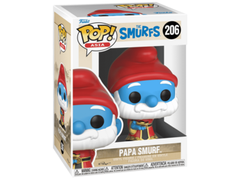 Pop Asia: The Smurfs - Papa Smurf (Mindstyle Version) (Exclusive) Funko Pop #206