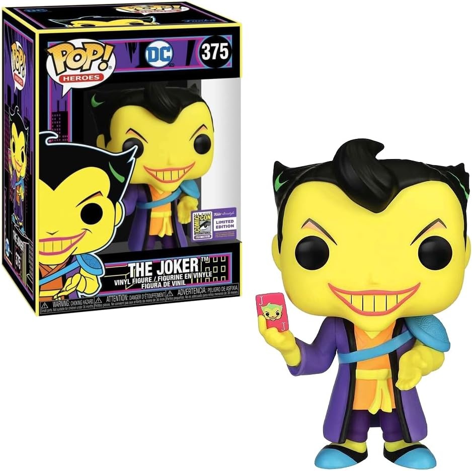Pop Heroes: DC - The Joker (Blacklight) (Limited Edition) Funko Pop #375