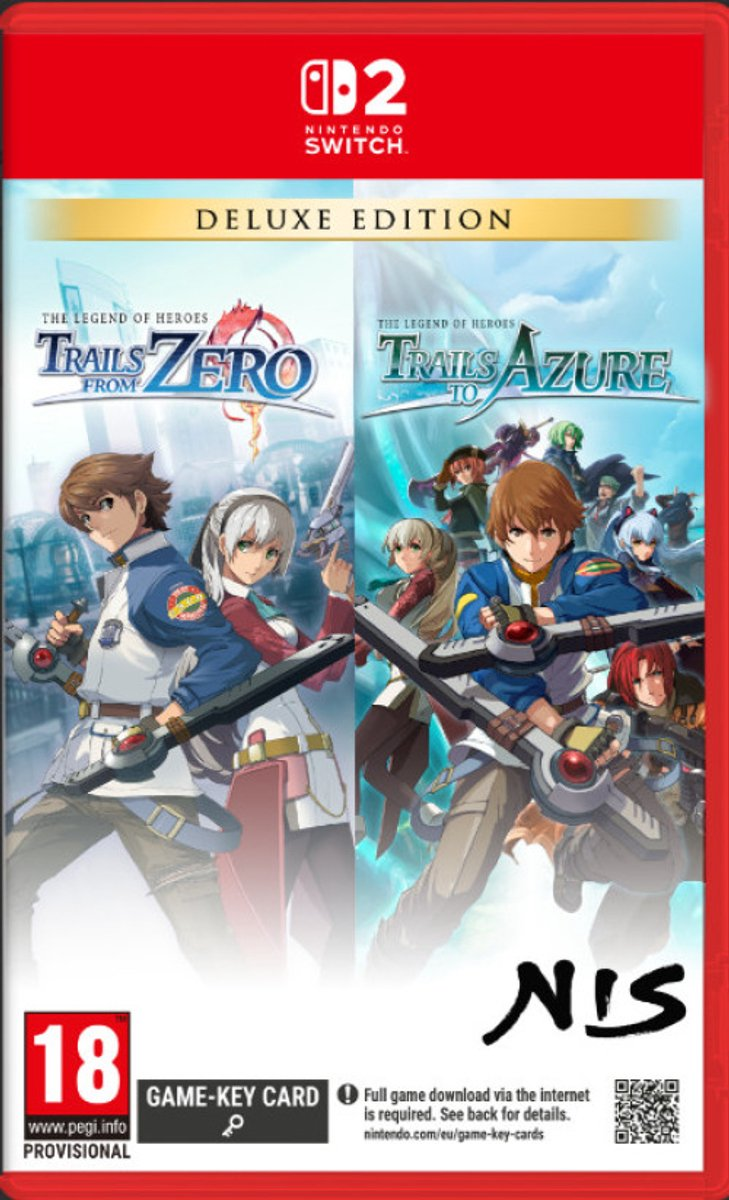 The Legend of Heroes: Trails from Zero/ Trails to Azure - Double Pack Deluxe Edition - Nintendo Switch 2