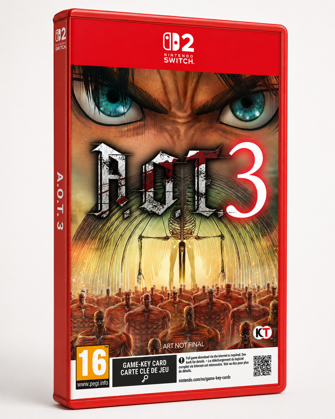 Attack On Titan 3 (A.O.T. 3) Steelbook Launch Edition + Pre-Order Bonus - Nintendo Switch 2