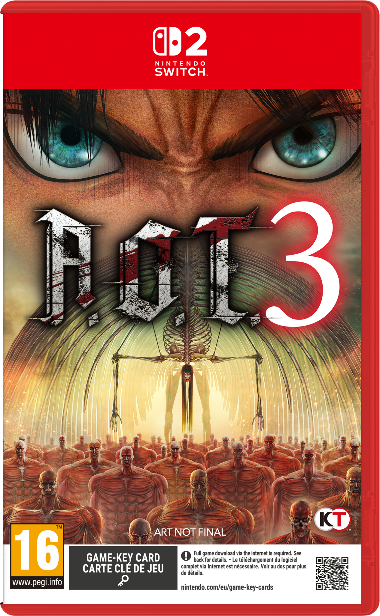 Attack On Titan 3 (A.O.T. 3) + Pre-Order Bonus - Nintendo Switch 2