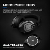 Nacon RIG R8 Spectre Pro HS Officieel Gelicenseerde Draadloze Gaming Headset met Laadstation – PS5 & PS4 – Zwart