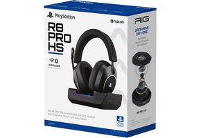 Nacon RIG R8 Spectre Pro HS Officieel Draadloze Gaming Headset met Laadstation – PS5 & PS4 – Zwart