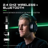 Nacon RIG R8 Spectre Pro HX Officieel Gelicenseerde Draadloze Gaming Headset met Laadstation – Xbox Series X|S & Xbox One – Zwart