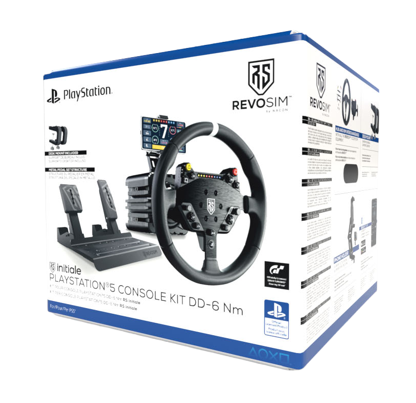 REVOSIM PS5 Initiale Officieel Gelicenseerd Direct Drive Racestuur – 6 Nm