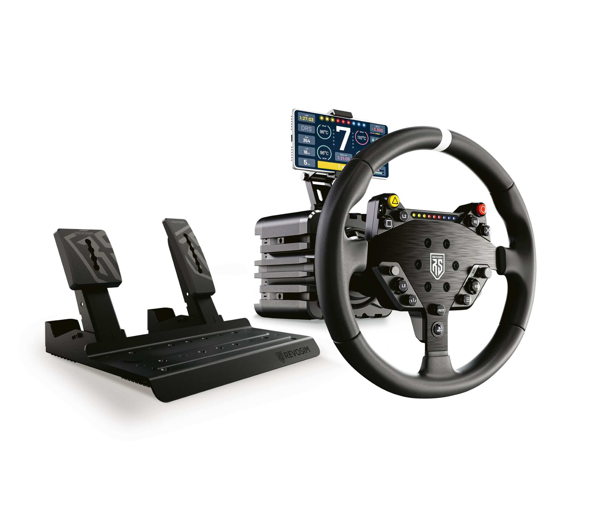 REVOSIM PS5 Initiale Offiziell lizenziertes Direct-Drive-Lenkrad – 6 Nm