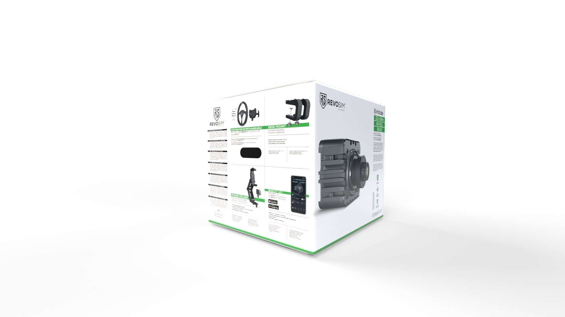 REVOSIM Xbox/PC Initiale Offiziell lizenziertes Direct-Drive-Lenkrad – 6 Nm