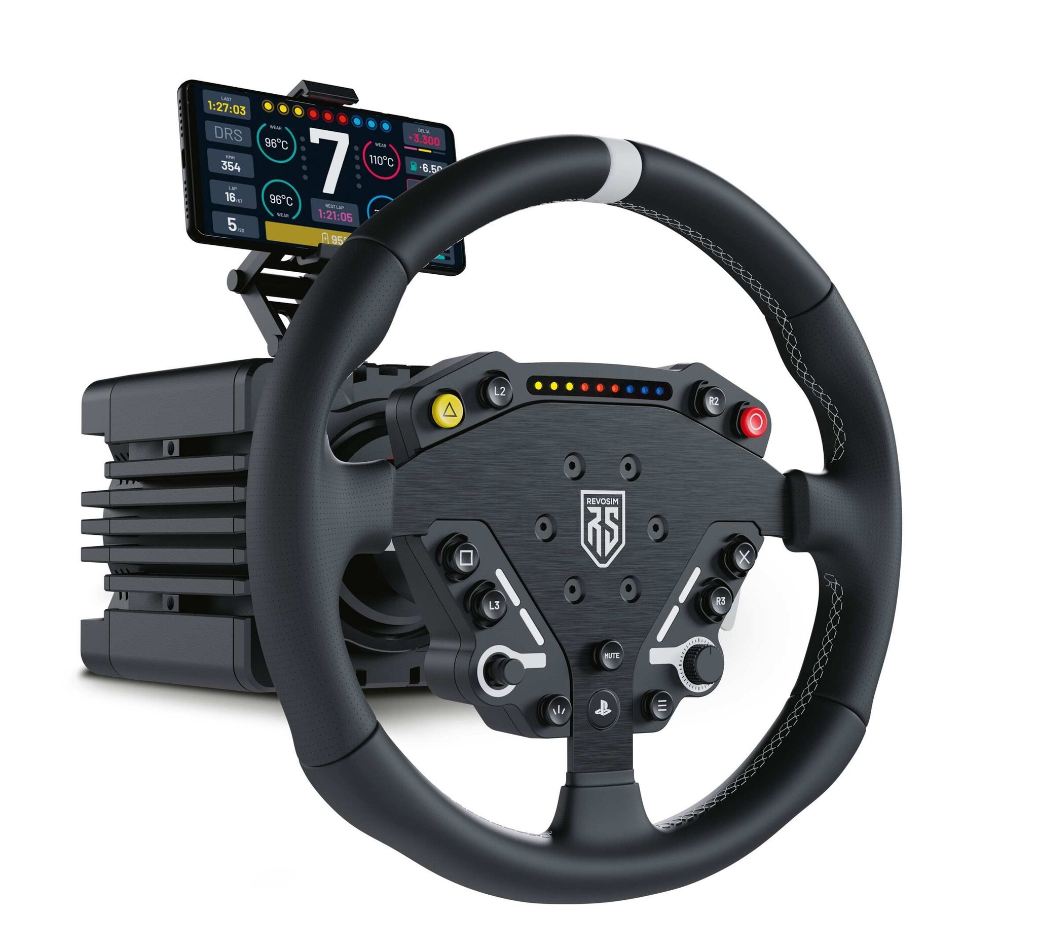 REVOSIM PS5 Pure Officially Licensed Direct Drive Racing Wheel – 10 Nm