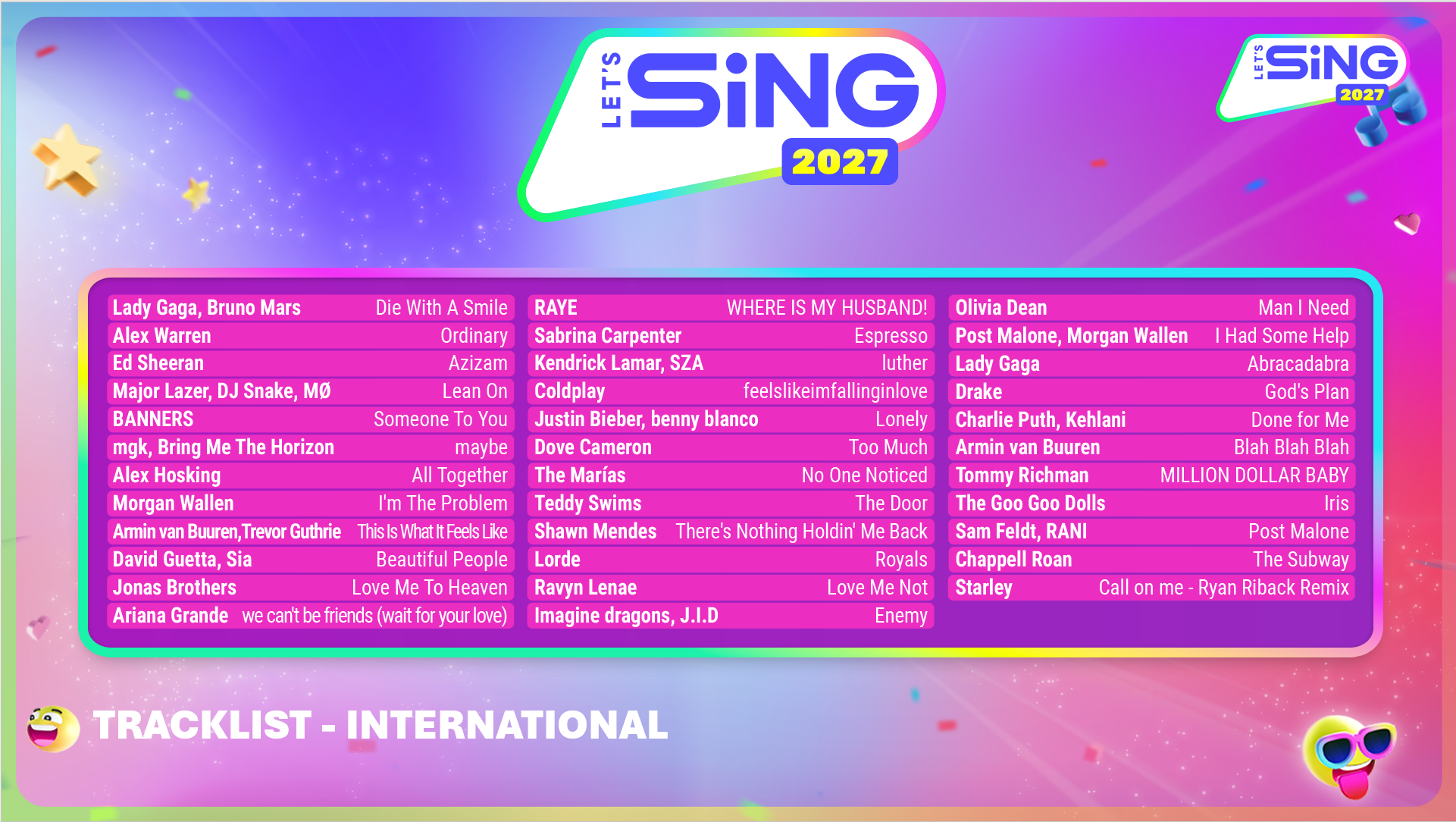 Let's Sing 2027 - Solus (International Version) - Nintendo Switch