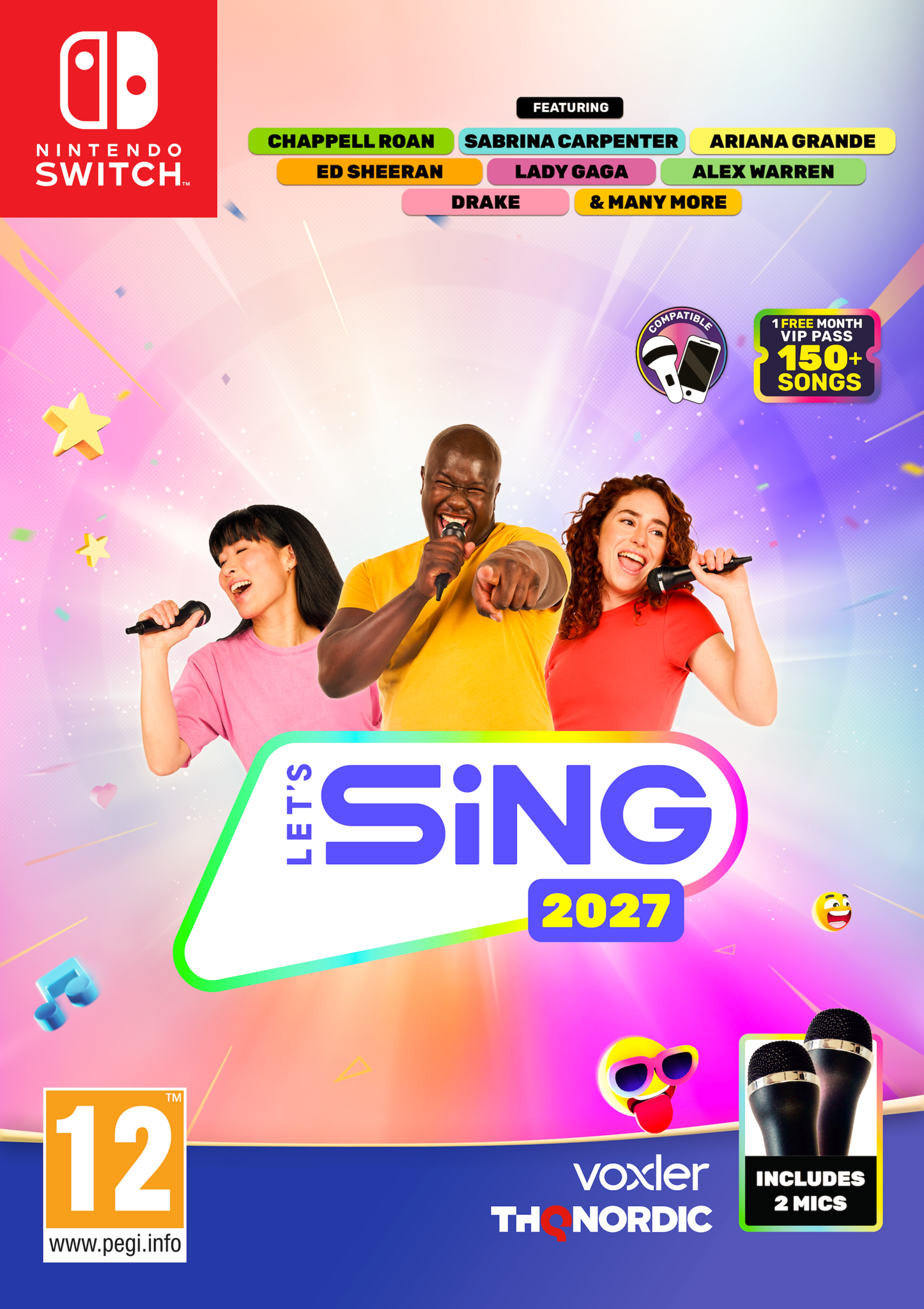 Let's Sing 2027 - 2 Mic Bundle (International Version) - Nintendo Switch