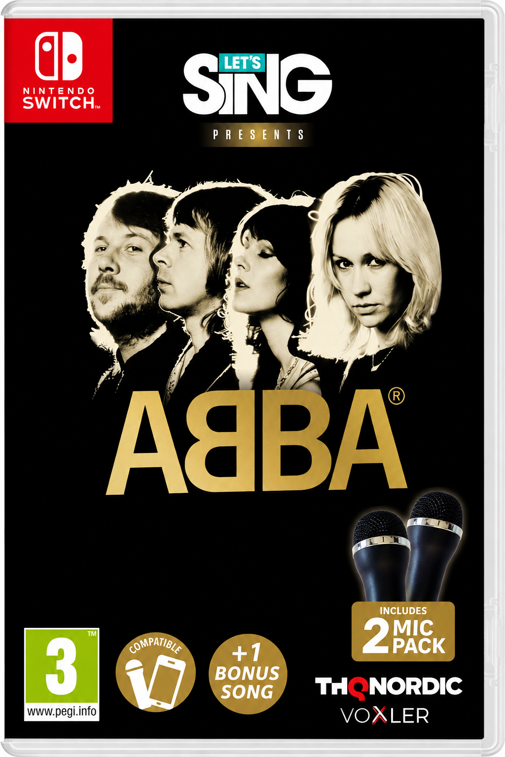 Let's Sing ABBA - 2 Mic Bundle - Nintendo Switch