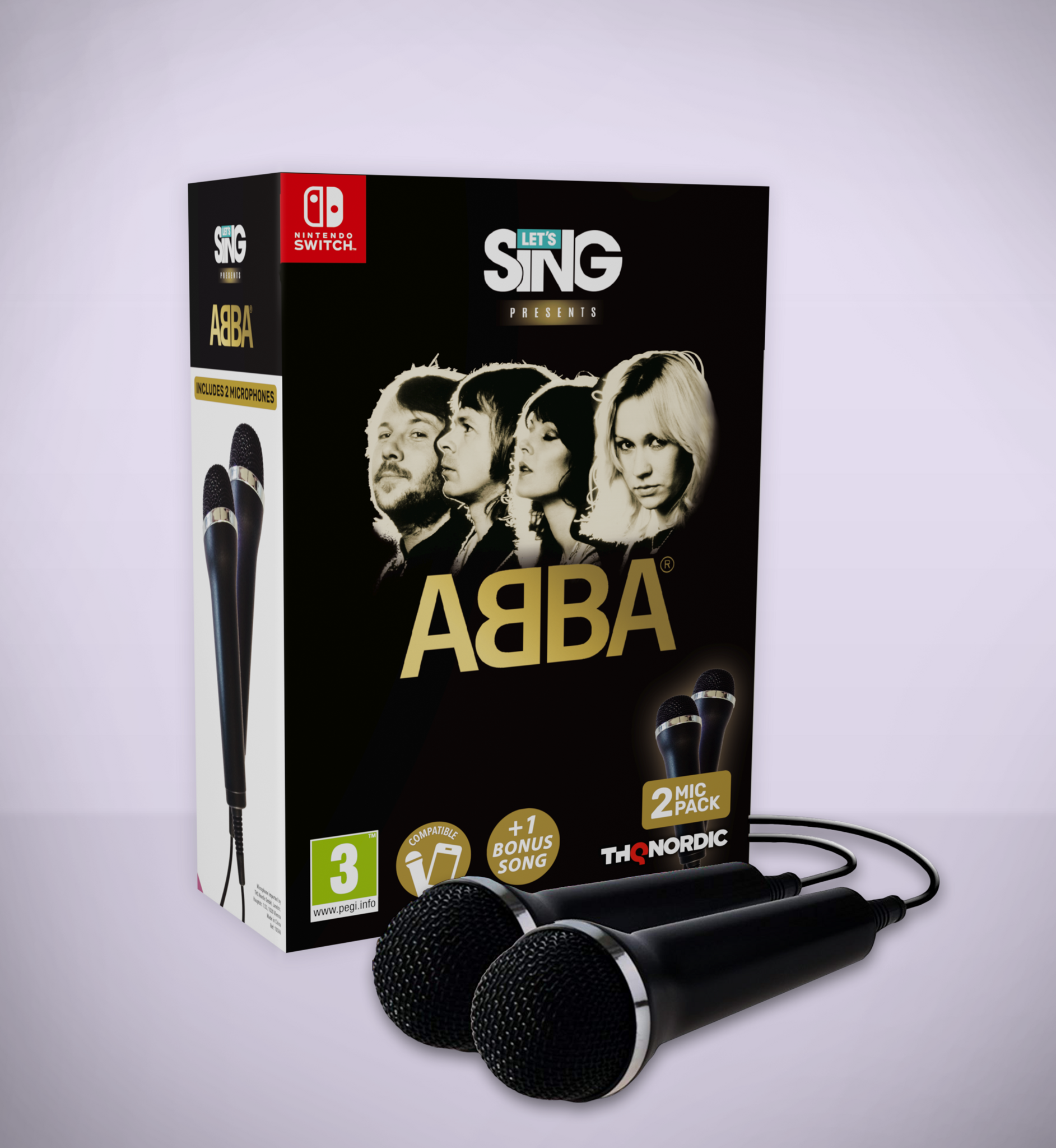 Let's Sing ABBA - 2 Mic Bundle - Nintendo Switch
