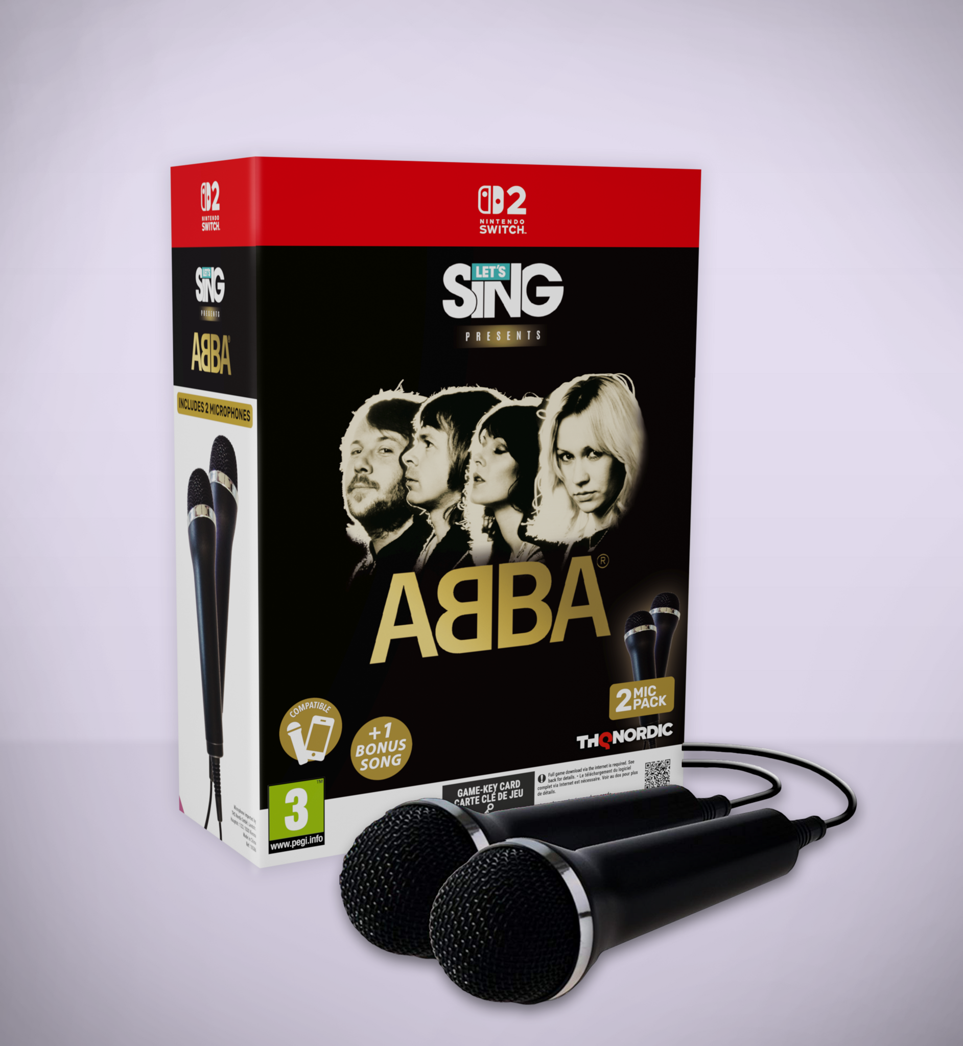 Let's Sing ABBA - 2 Mic Bundle - Nintendo Switch 2