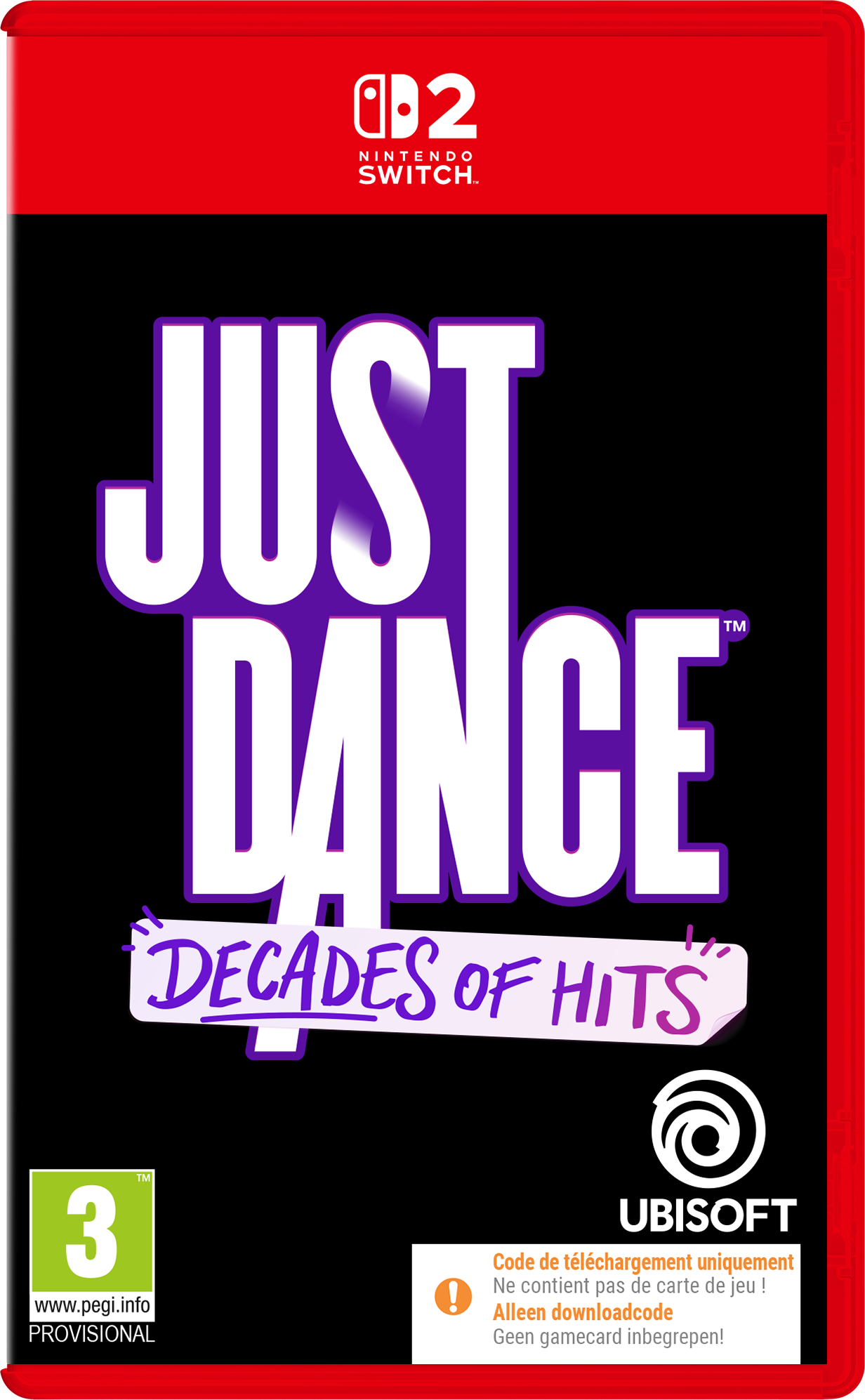 Just Dance - Decades of Hits (Code in a Box) - Nintendo Switch 2