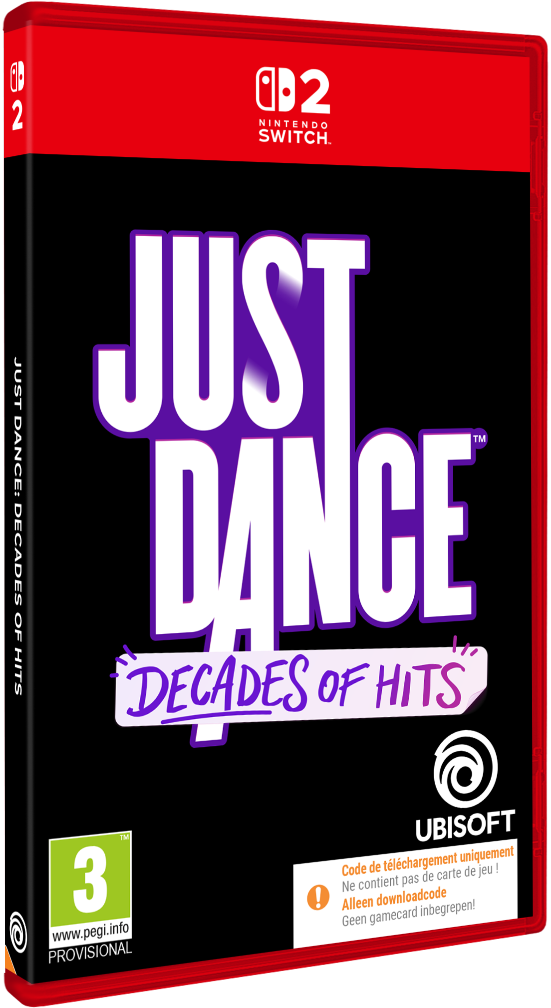 Just Dance - Decades of Hits (Code in a Box) - Nintendo Switch 2