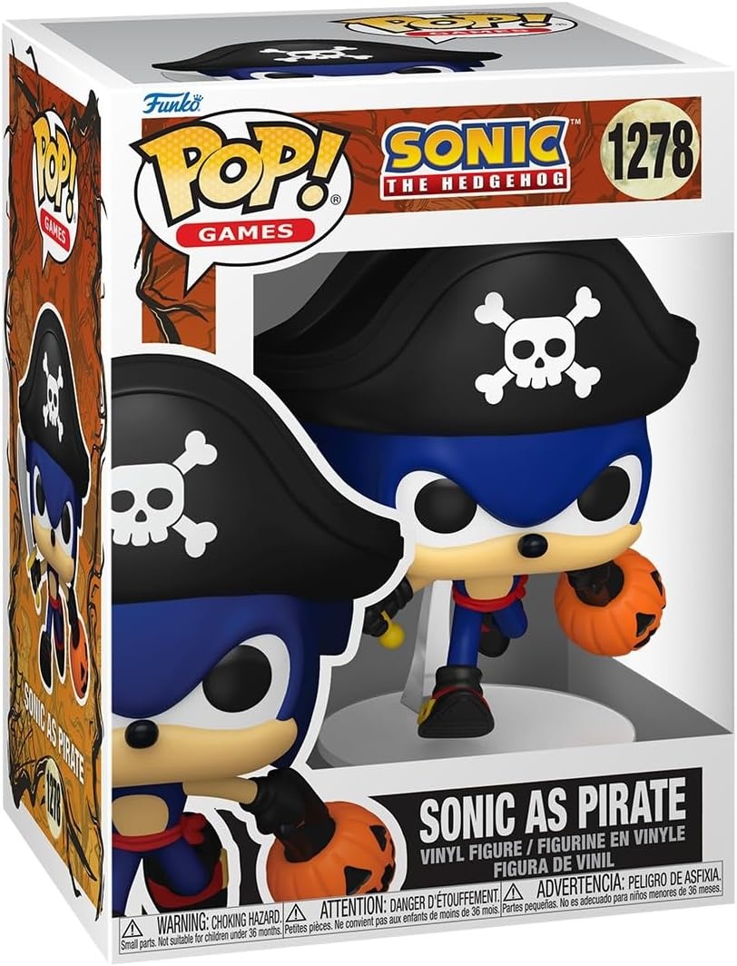 Pop Games: Sonic The Hedgehog - Sonic As Pirate - Funko Pop #1278
