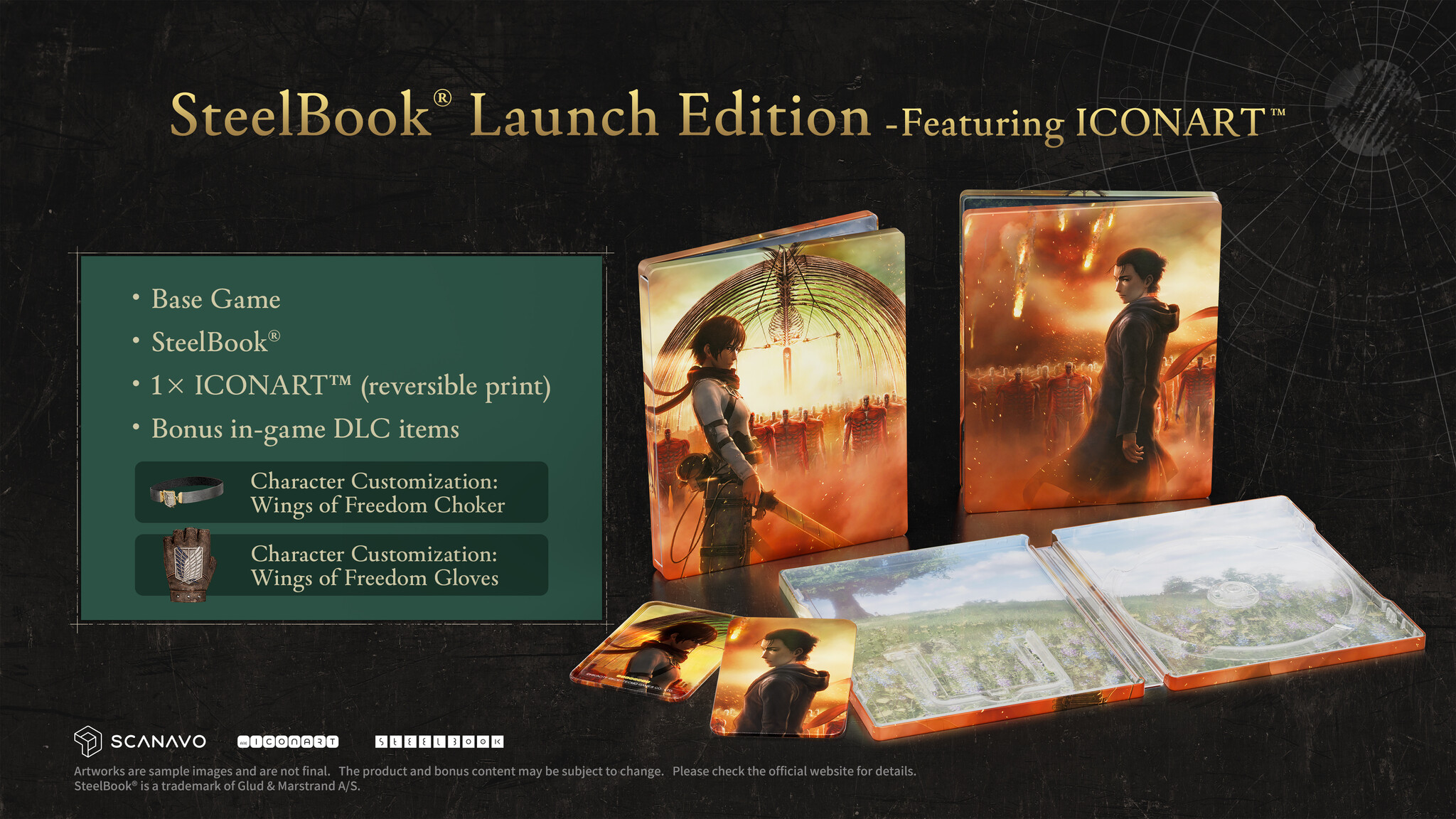 Attack On Titan 3 / A.O.T. 3 - Steelbook Launch Edition + Pre-Order Bonus - PS5