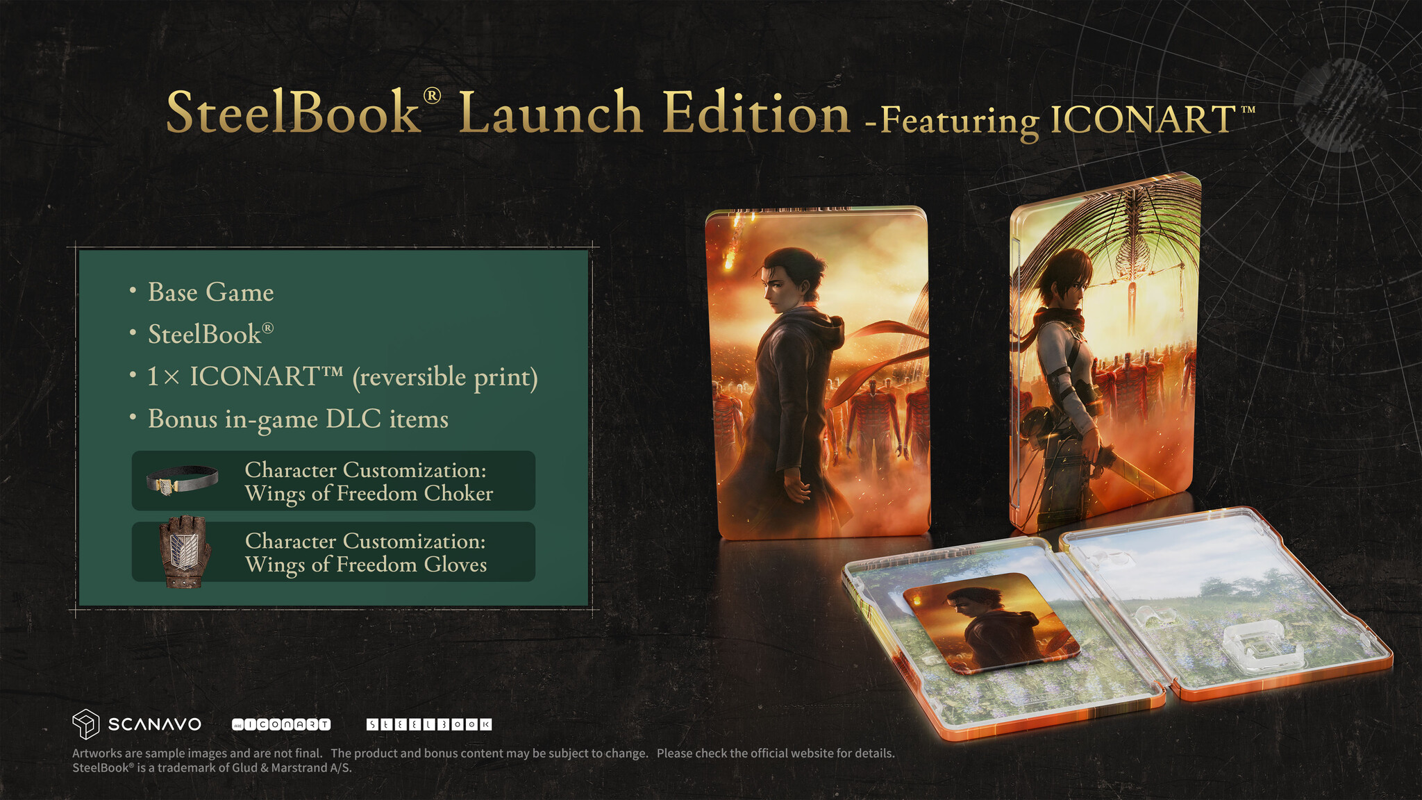 Attack On Titan 3 / A.O.T. 3 - Steelbook Launch Edition + Pre-Order Bonus - Nintendo Switch 2