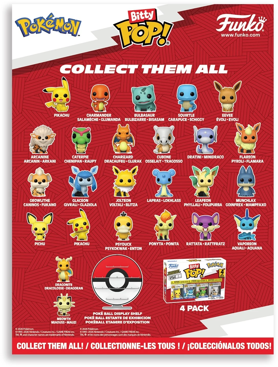 Pop Bitty: Adventskalender - Pokemon - Countdown Calendar