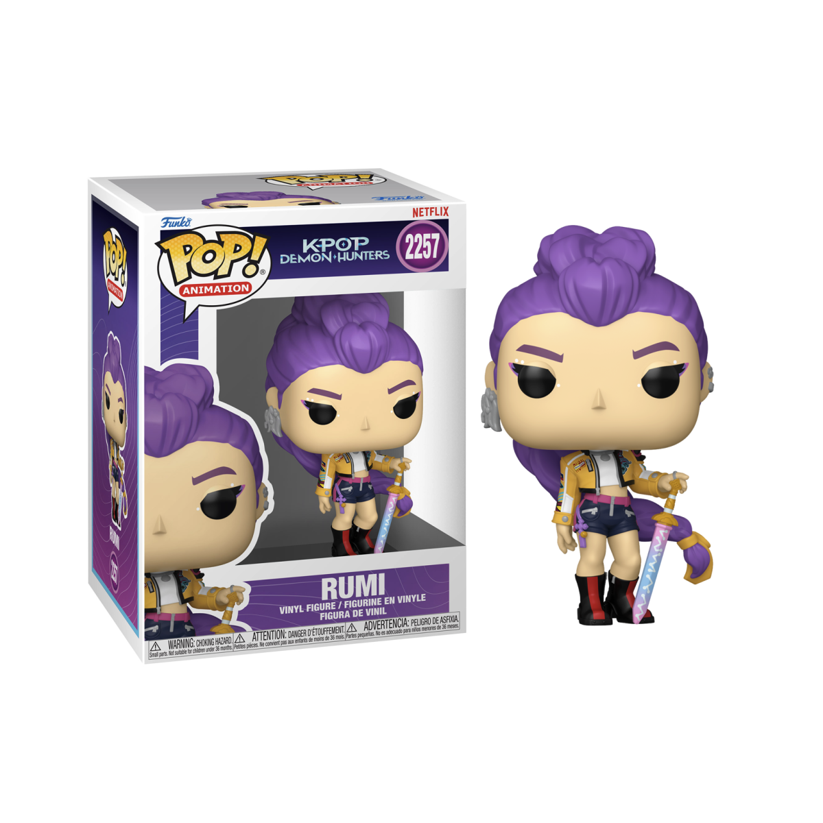 Pop Animation: K-Pop Demon Hunters - Rumi - Funko Pop #2257