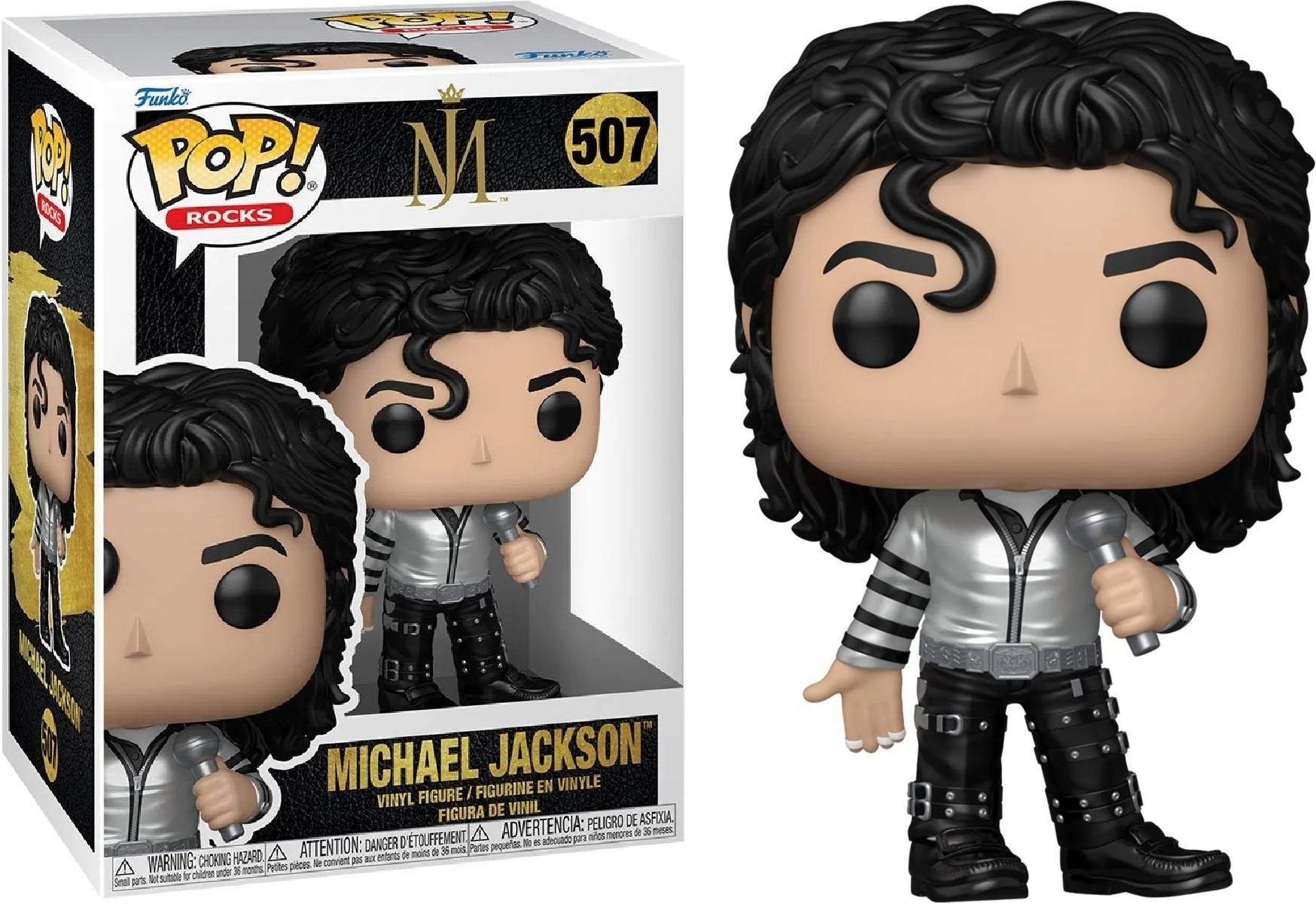 Pop Rocks: Michael Jackson (Metallic) Funko Pop #507