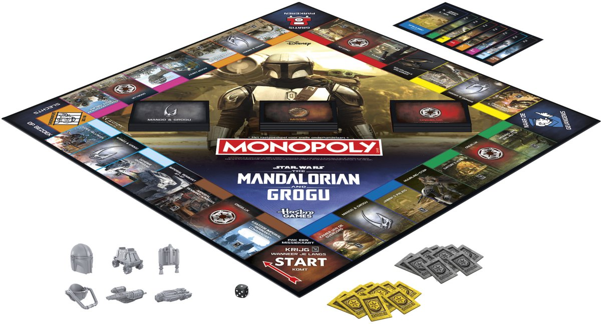 Monopoly: Star Wars - The Mandalorian & Grogu Edition (Engelstalig)