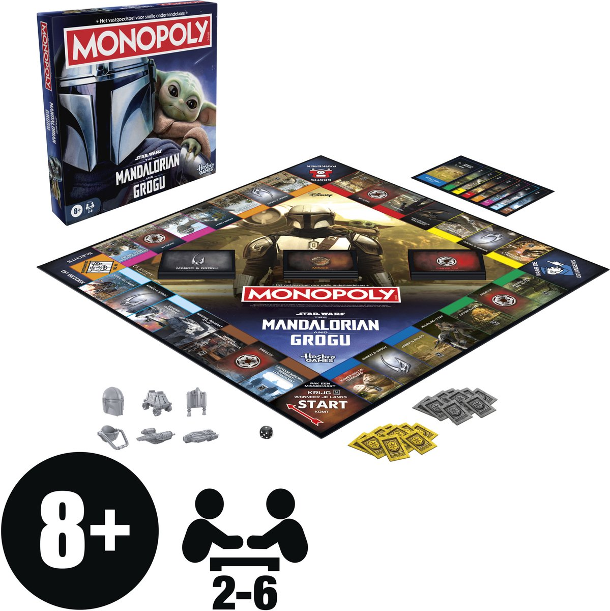 Monopoly: Star Wars - The Mandalorian & Grogu Edition (Engelstalig)