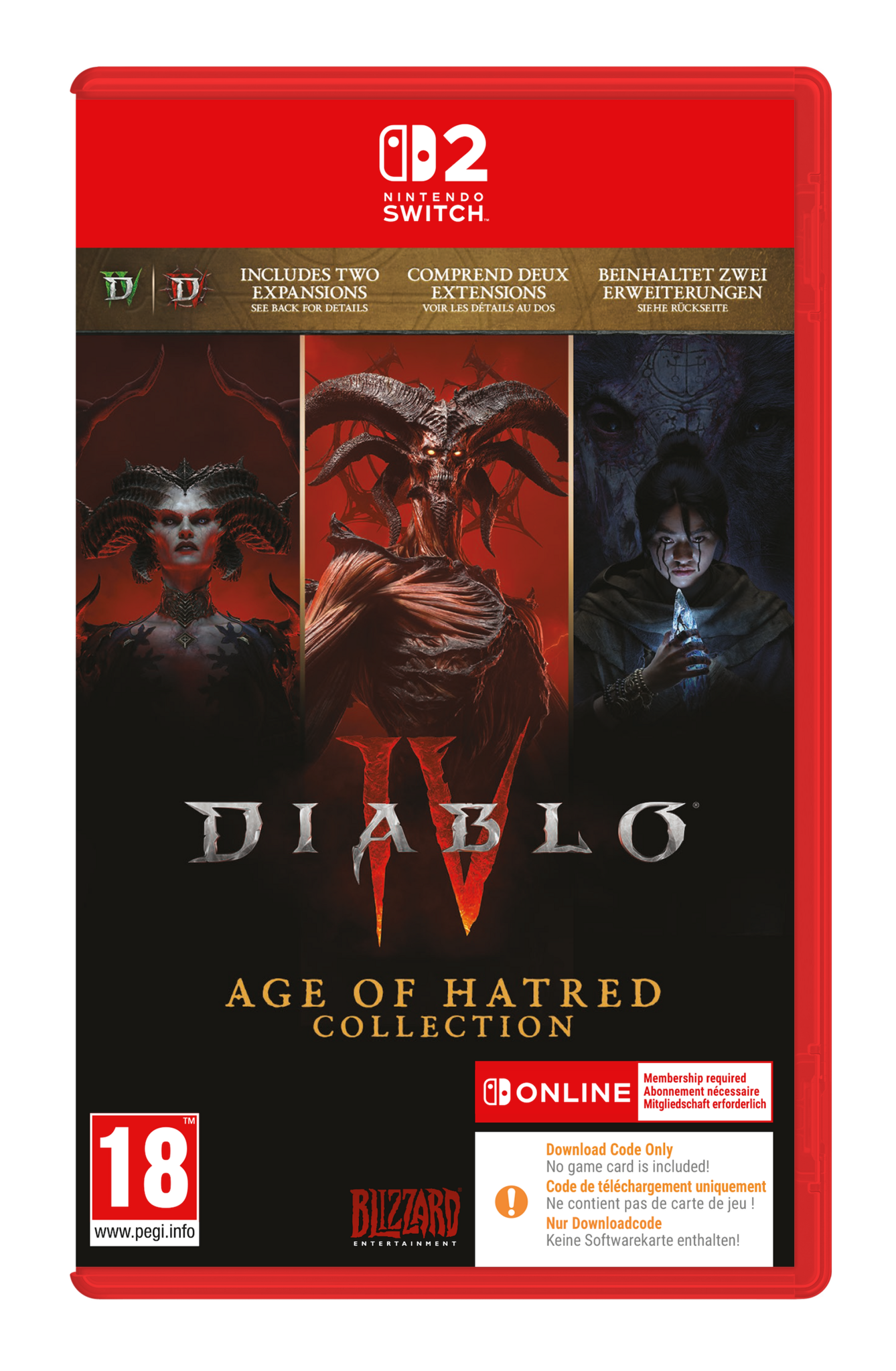 Diablo IV Age of Hatred Collection - Nintendo Switch 2q