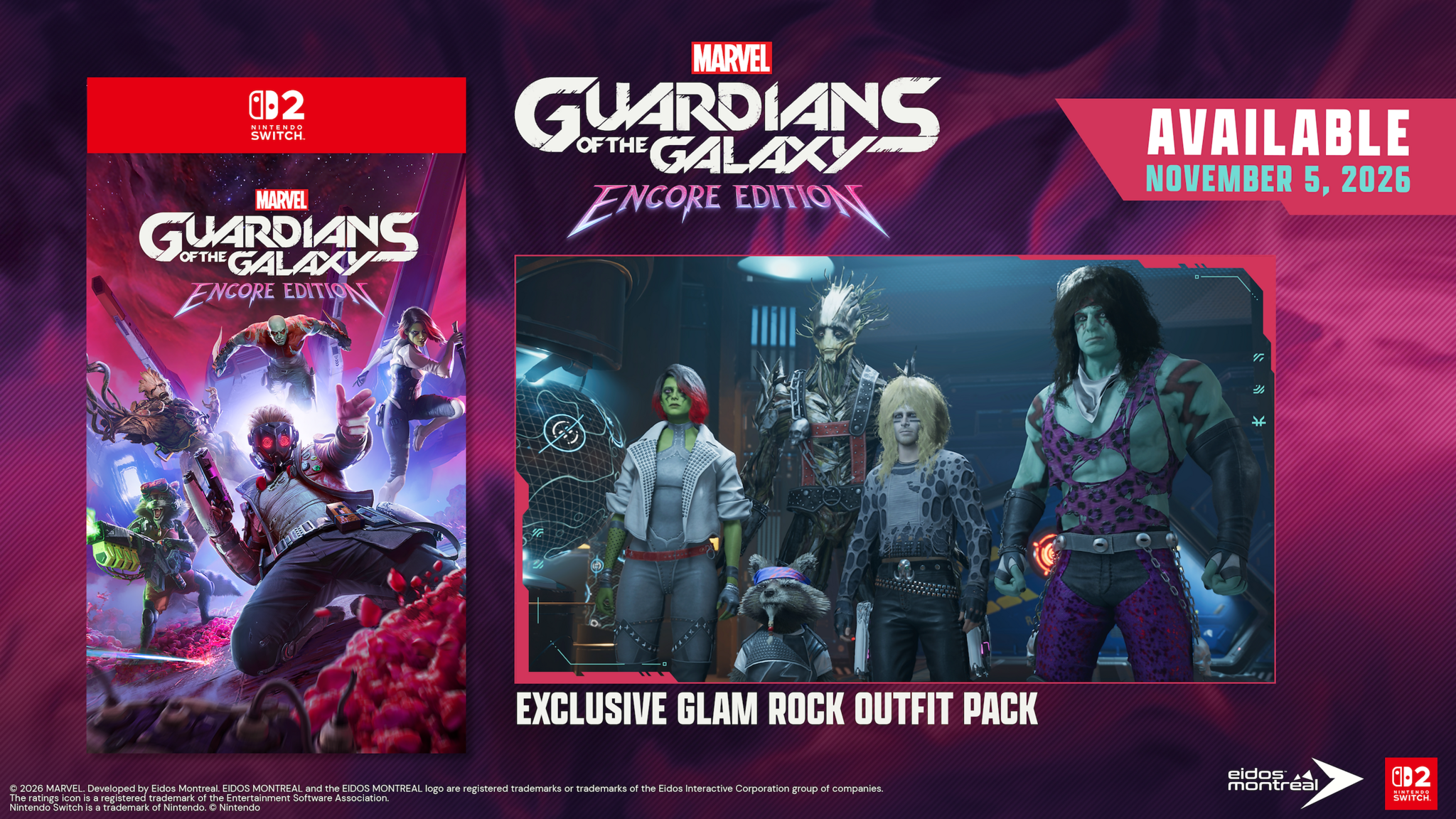 Marvel's Guardians of the Galaxy - Encore Edition - Nintendo Switch 2
