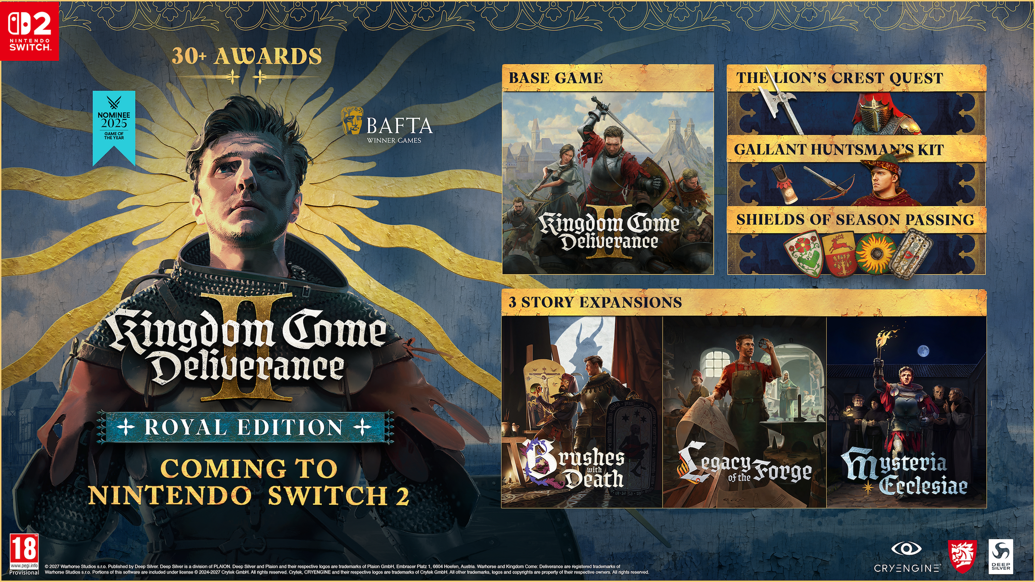 Kingdom Come: Deliverance II - Royal Edition - Nintendo Switch 2