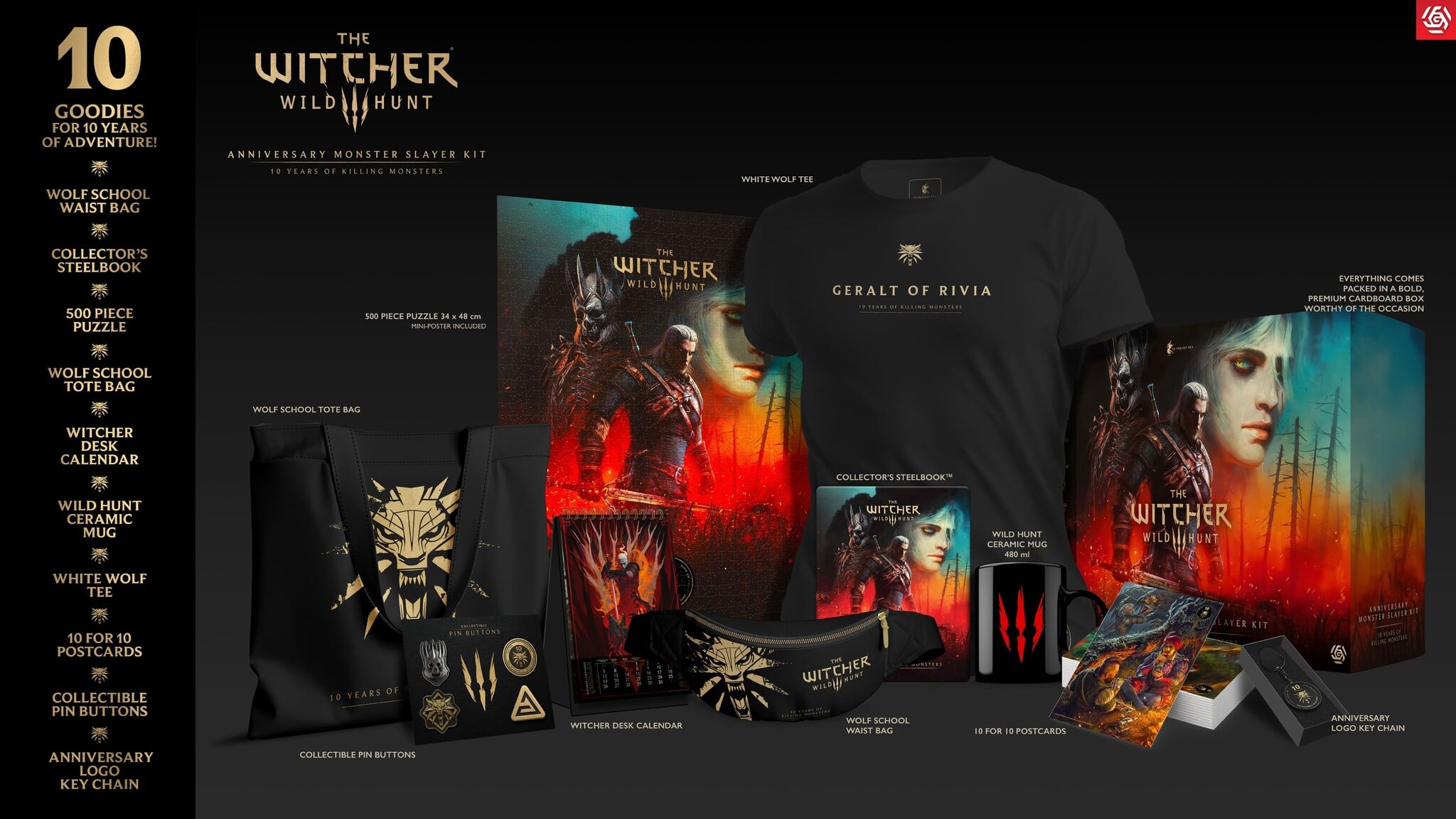 The Witcher 3: Wild Hunt Anniversary Monster Slayer Kit - Collector Edition