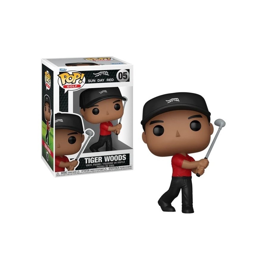 Pop Golf: Sun Day Red - Tiger Woods - Funko Pop #05