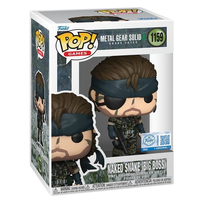 Pop Games: Metal Gear Solid 3 - Naked Snake (Big Boss) Funko Pop #1159