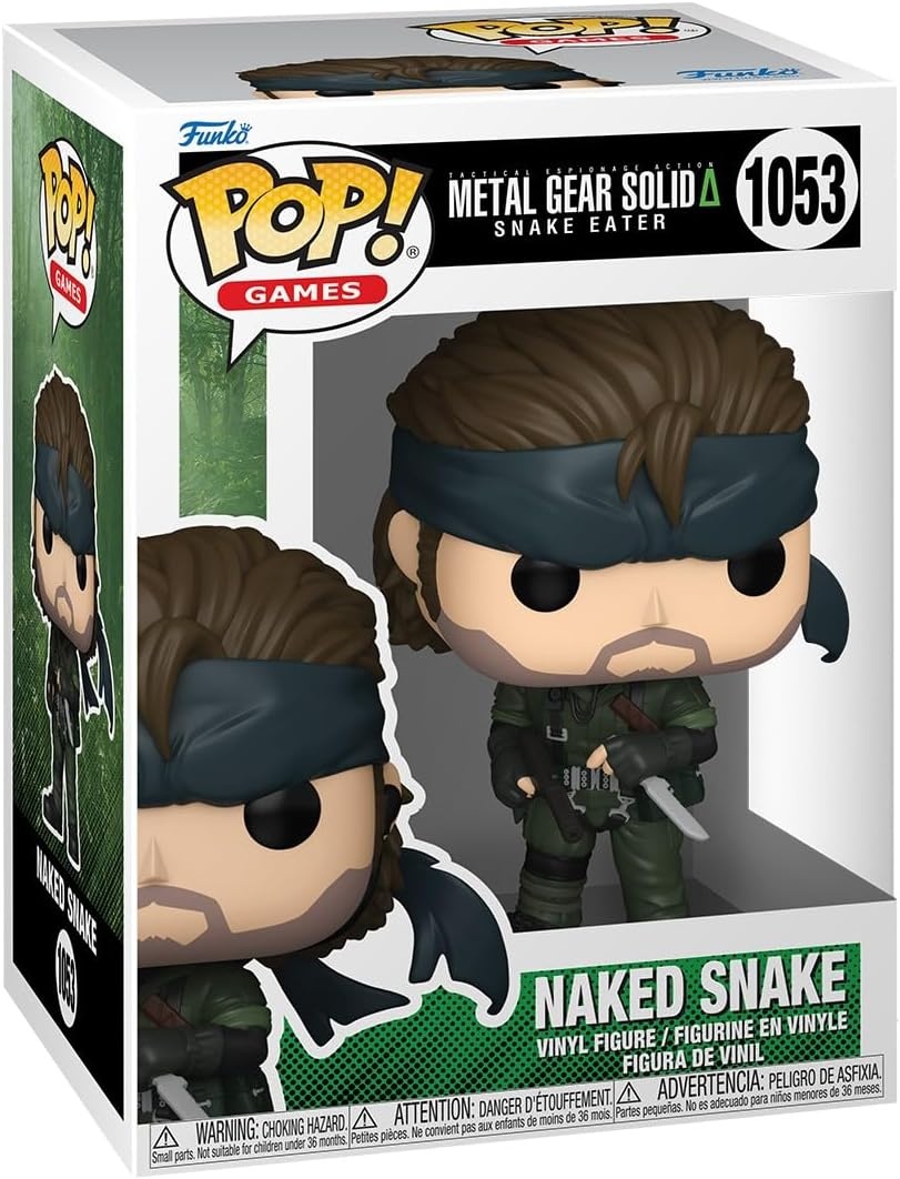 Pop Games: Metal Gear Solid - Naked Snake - Funko Pop #1053