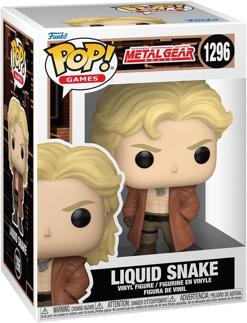 Pop Games: Metal Gear Solid - Liquid Snake - Funko Pop #1296