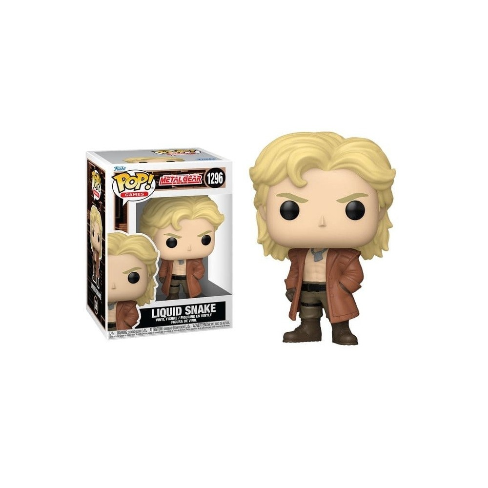 Pop Games: Metal Gear Solid - Liquid Snake - Funko Pop #1296